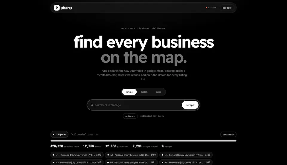 Pindrop product interface