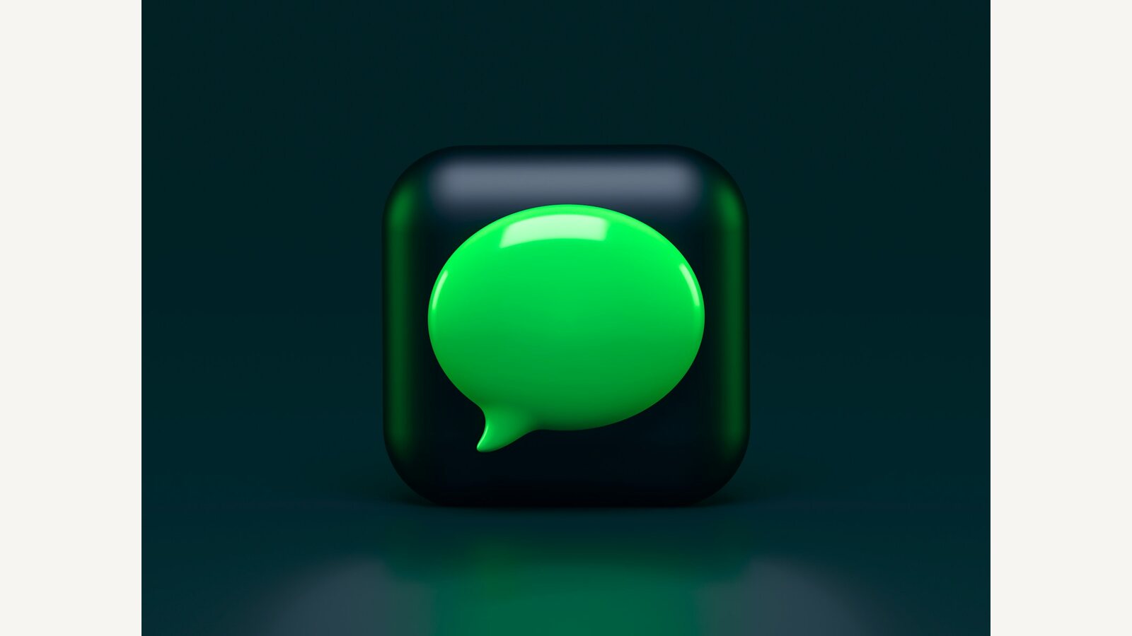 A message icon on a phone screen