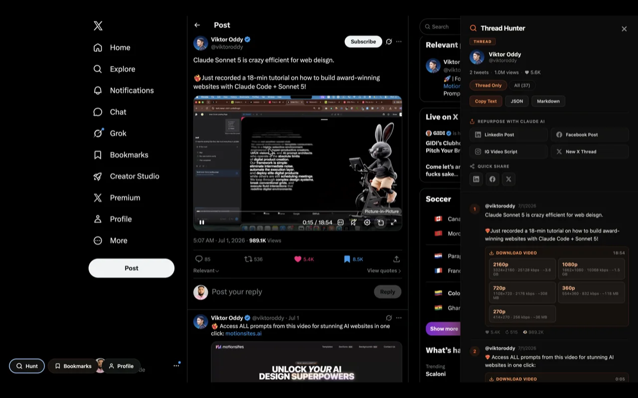 Thread Hunter project preview