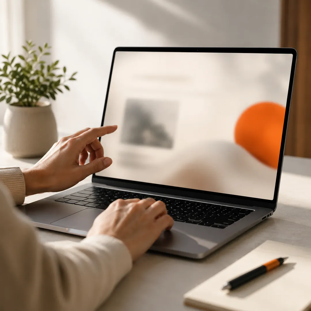 Reviewing a website layout